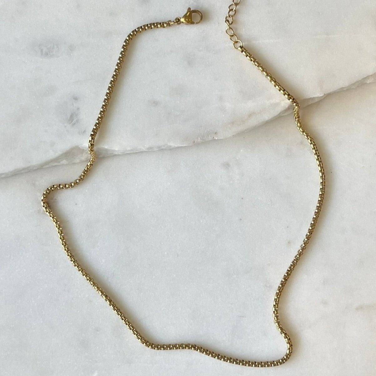 MILLER | Gold Wheat Chain Necklace