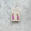 SYLVIE | Shell Leaf Dangle Earrings [COLOURFUL]