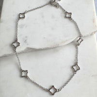 Silver Clover Necklace