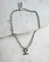 Silver Toggle Necklace