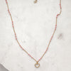 Gold Bubble Heart Necklace