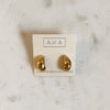 MAREN | Golden Drop Earrings - Large