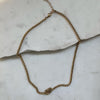 MILLER | Gold Wheat Chain Necklace